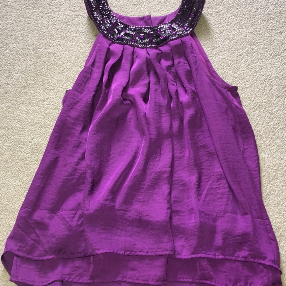 Purple Sparkly Tank
